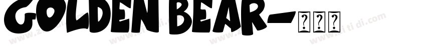 Golden Bear字体转换